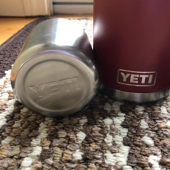 YETI Maroon and Silver Stainless Steel Bottle 48 Oz - Picture 4 of 11